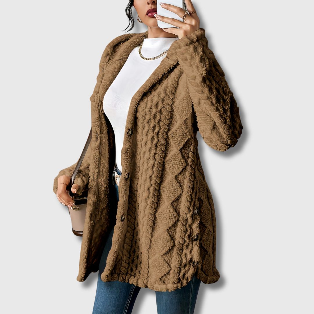 Élodie - Women's Hooded Teddy Coat Limited Edition