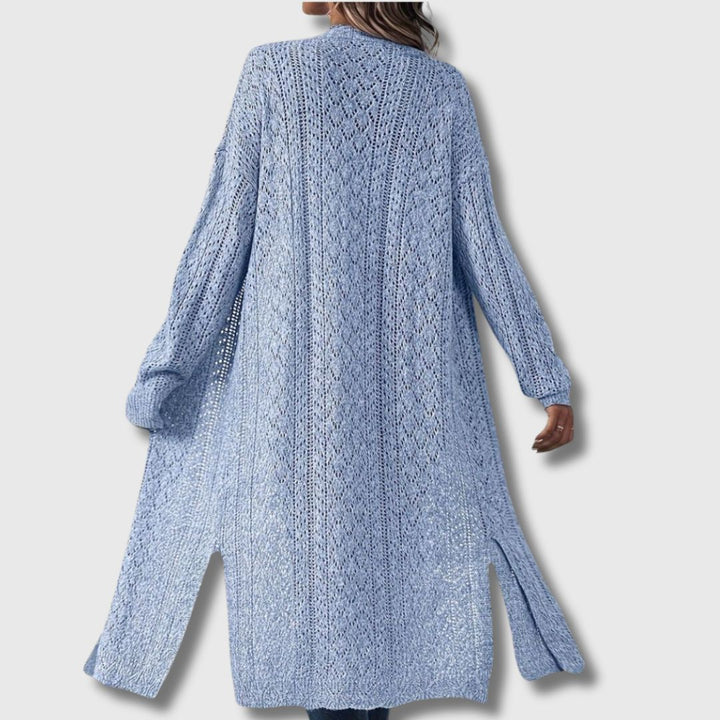 Clotilde - Elegant Open Long Cardigan for Women
