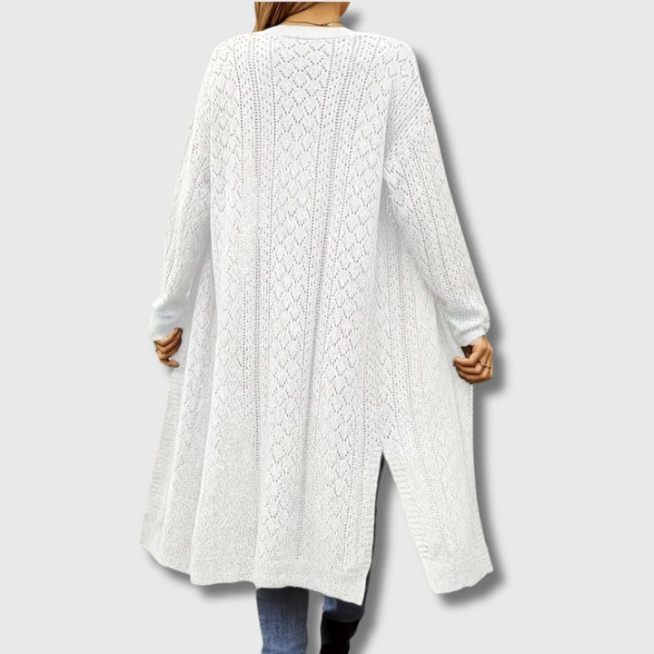 Clotilde - Elegant Open Long Cardigan for Women
