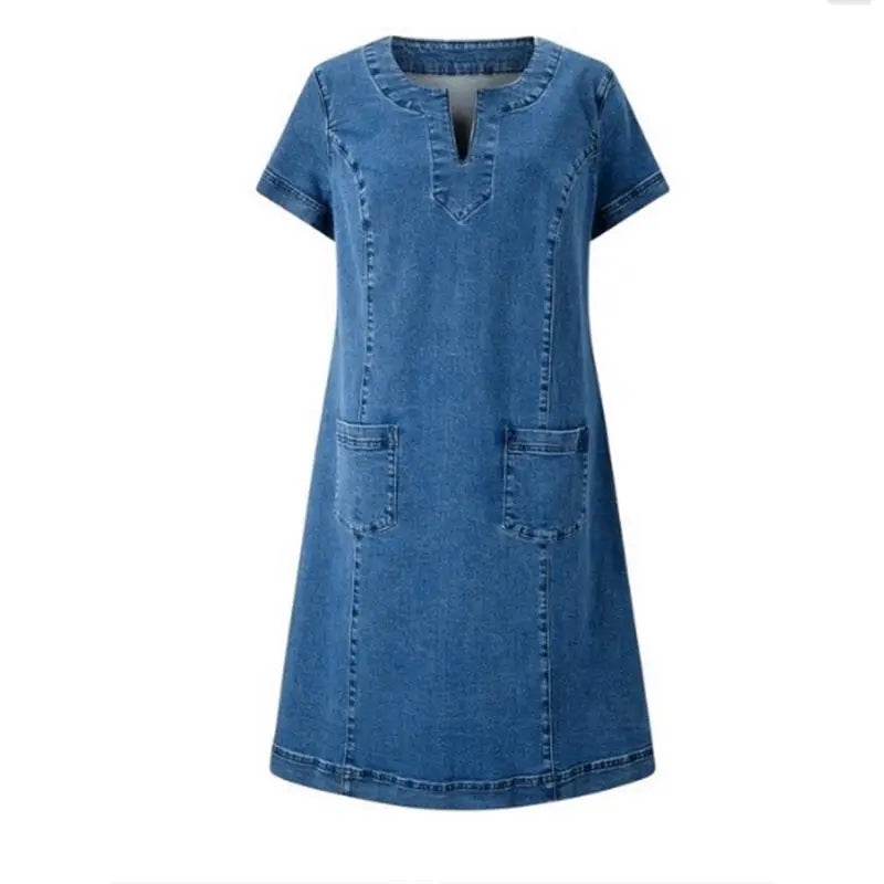 Thavina | Soft Denim Dress