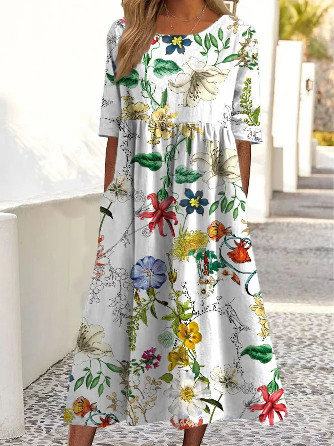 Leah | Soft Floral Dress
