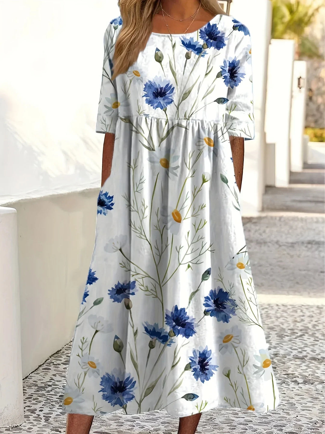 Leah | Soft Floral Dress