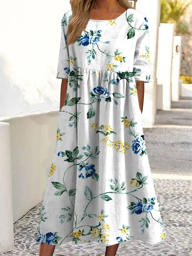 Leah | Soft Floral Dress