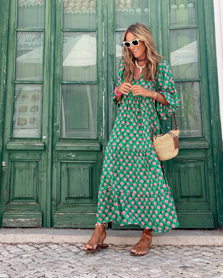 Cath | Playful Floral Summer Dress