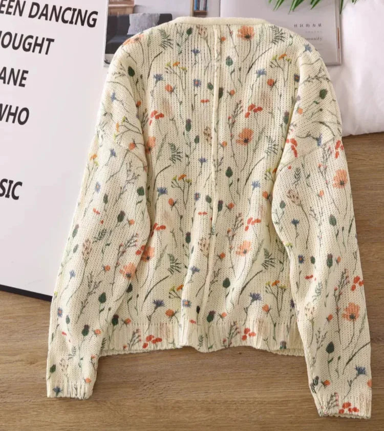 Sammy | Elegant Floral Print Cardigan
