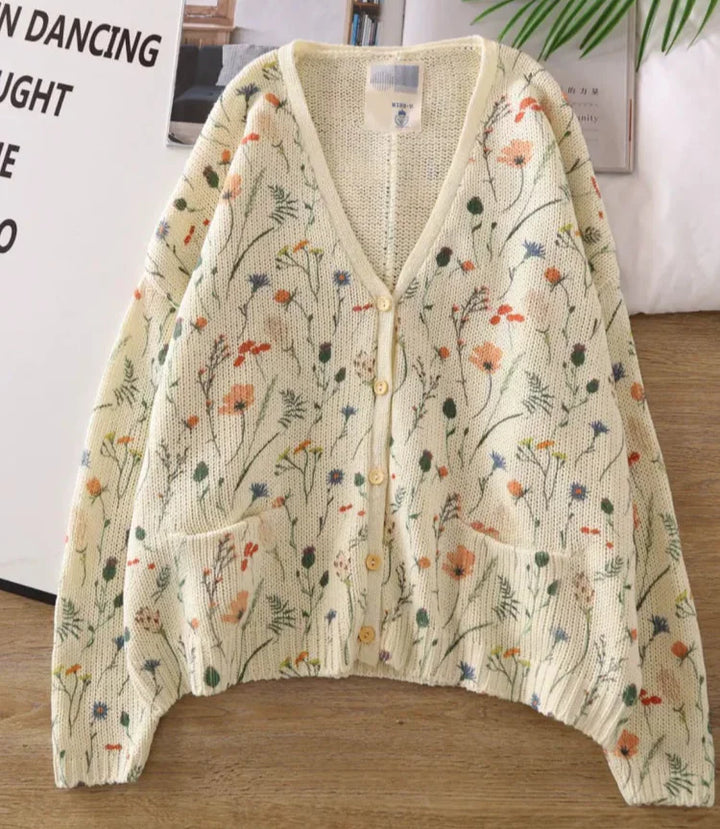 Sammy | Elegant Floral Print Cardigan