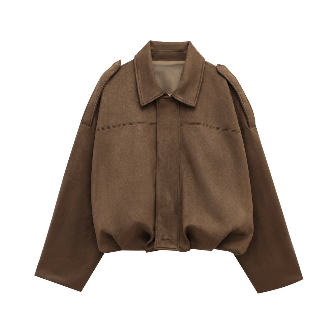 Vivienne | Chic Suede Coat