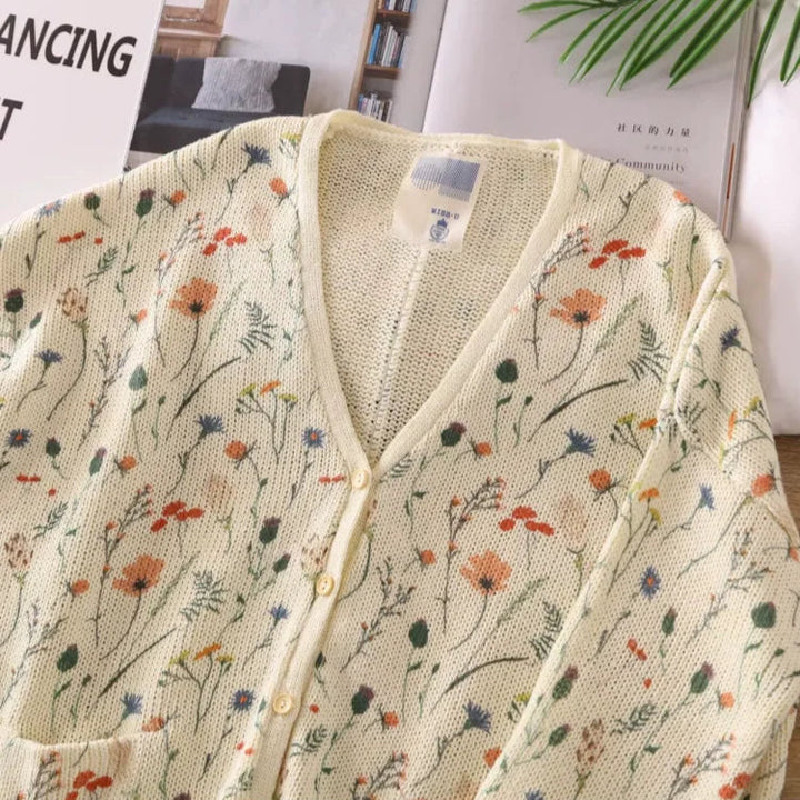 Sammy | Elegant Floral Print Cardigan
