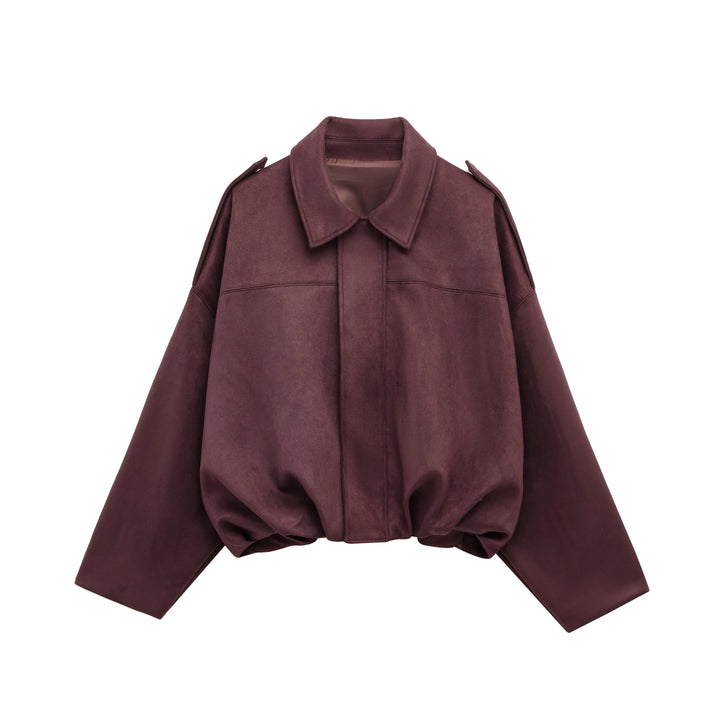 Vivienne | Chic Suede Coat