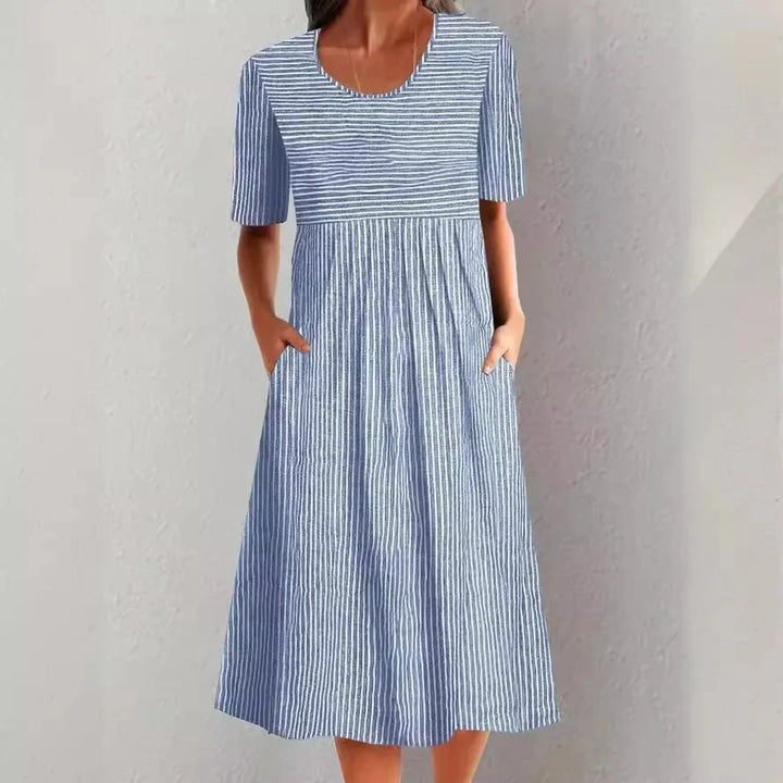 Mavara | Casual Striped Summer Dress