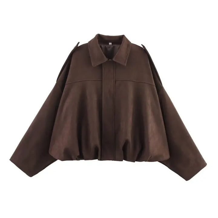 Vivienne | Chic Suede Coat