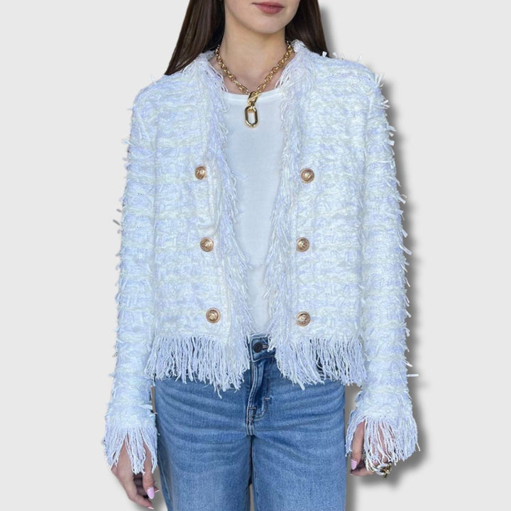 Linda - Casual Fringed Cardigan | Limited Edition