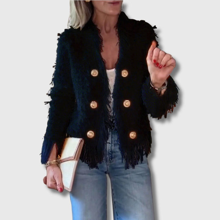 Linda - Casual Fringed Cardigan | Limited Edition