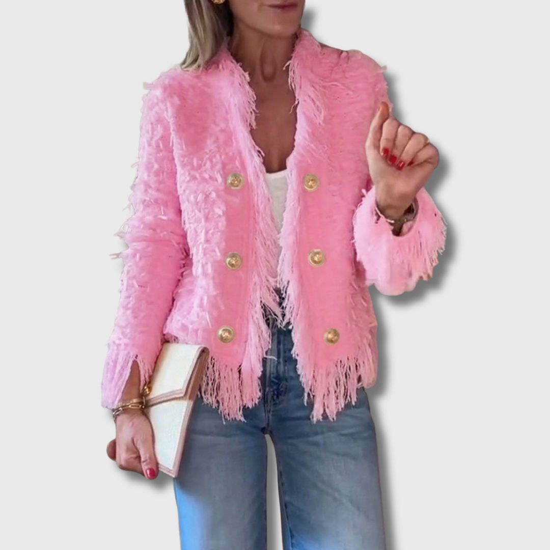 Linda - Casual Fringed Cardigan | Limited Edition