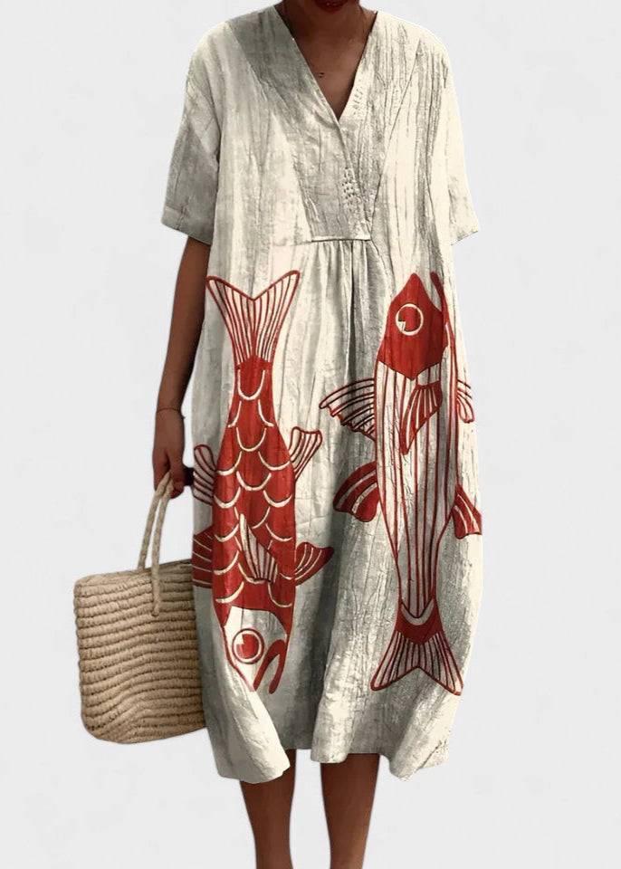 Quenlisa | Patterned summer dress