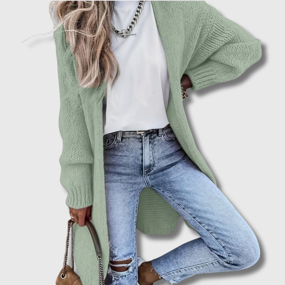 Gaelle - Elegant Long Cardigan for Women