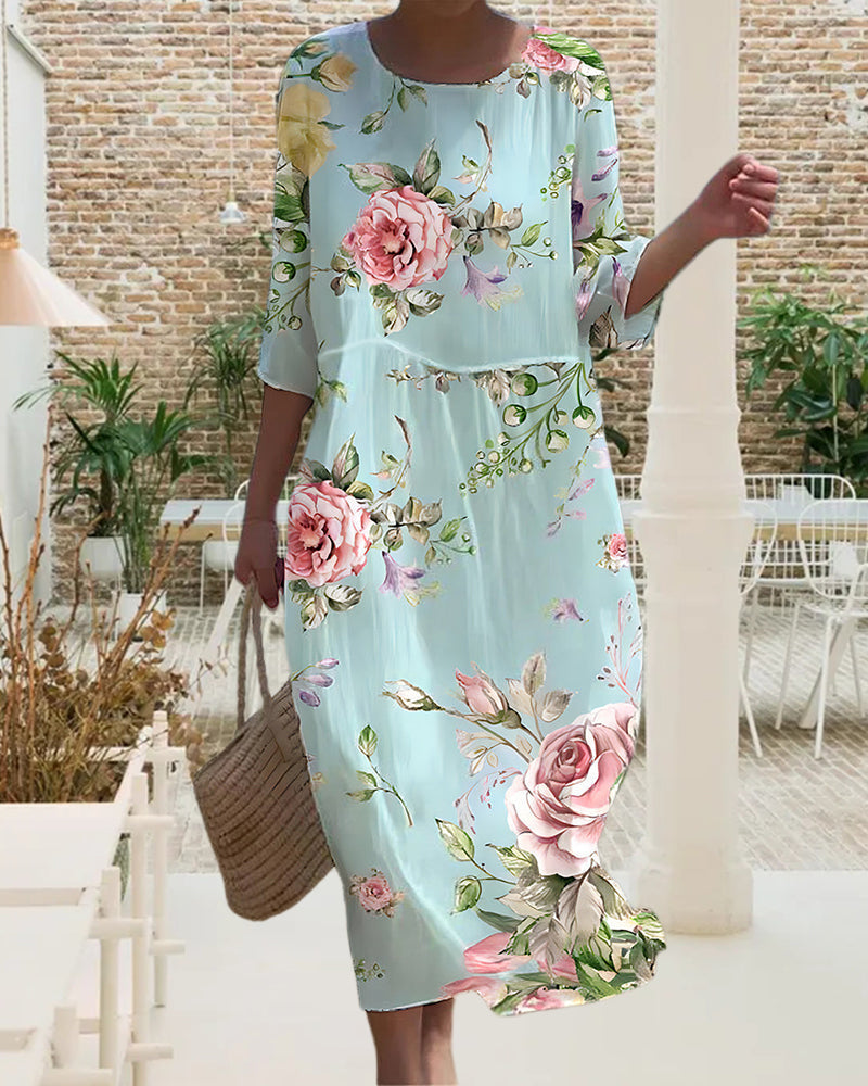 Angi | Elegant floral dress