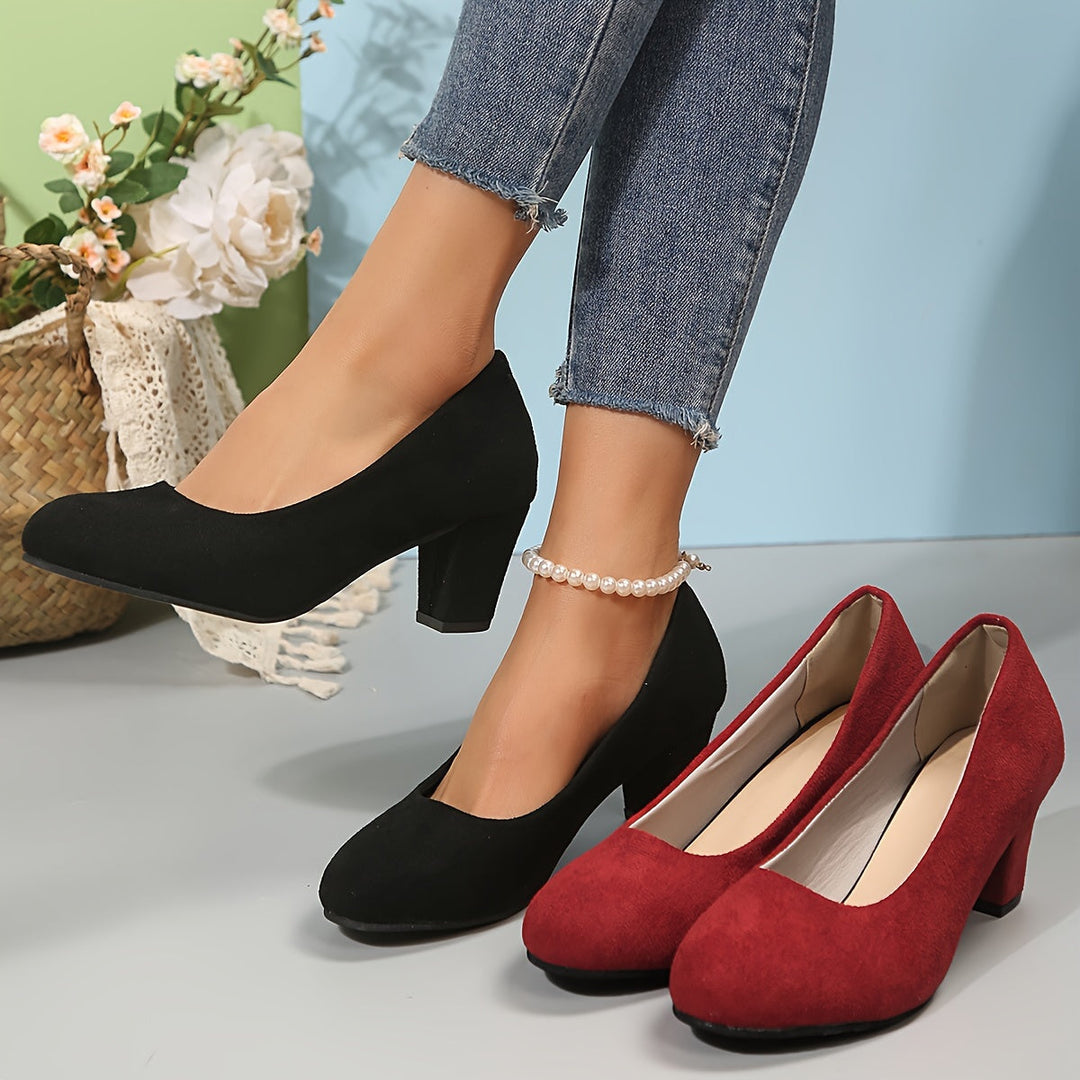 Laure™ – Wide-toe pumps with stable heels for pain-free comfort