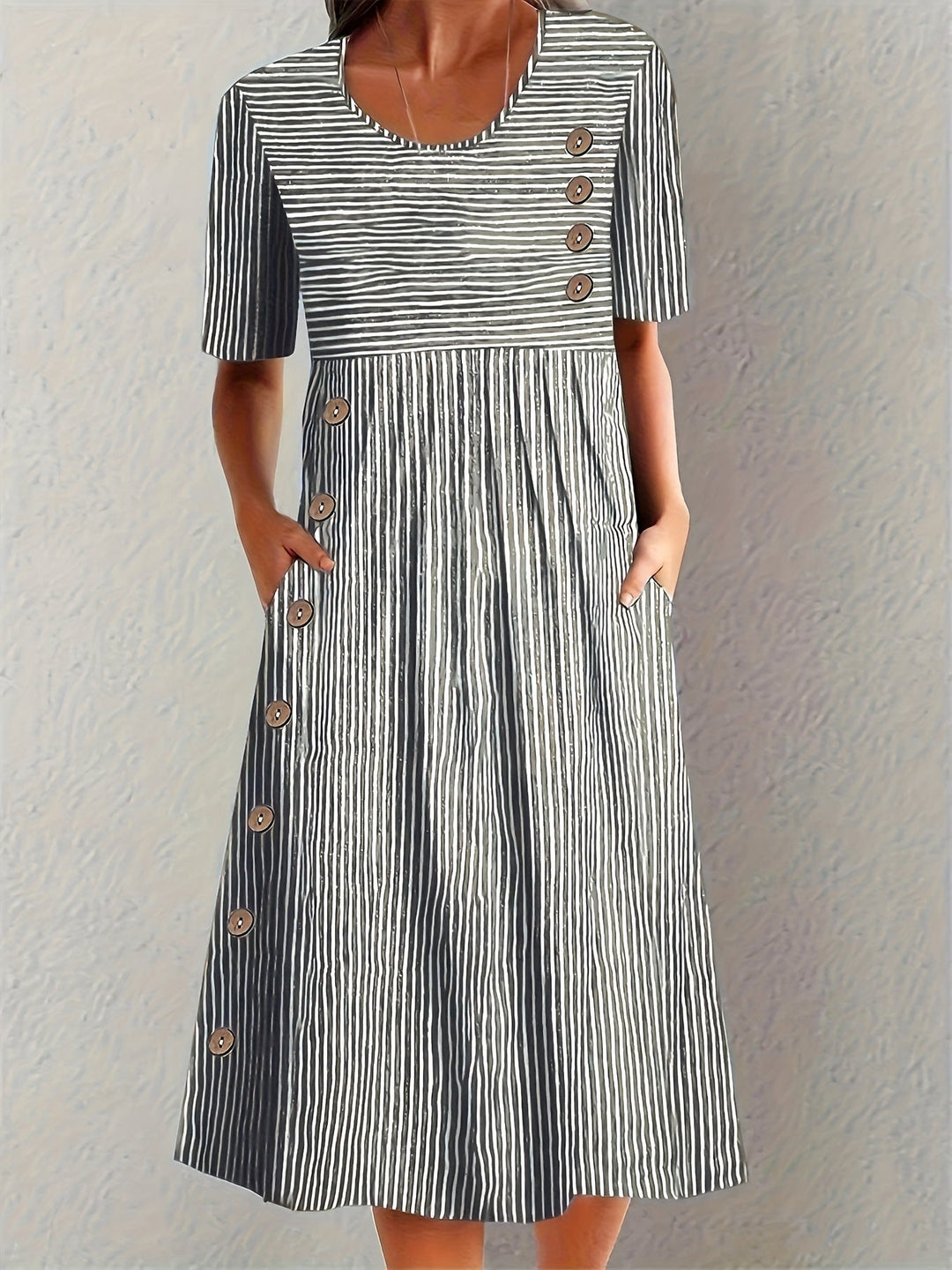 Rhaella | Striped Summer Dress