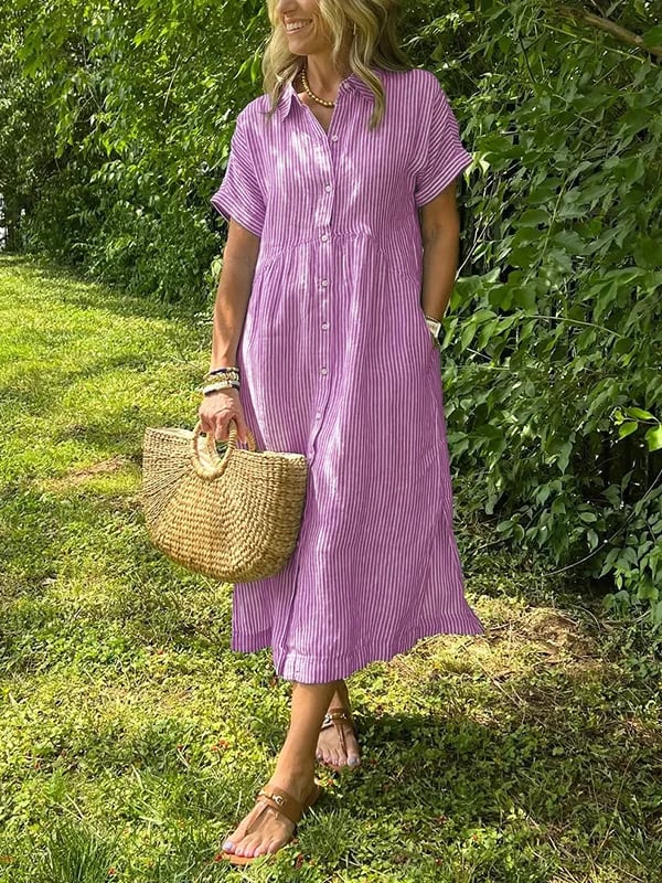 Noerith | Summer dress with buttons