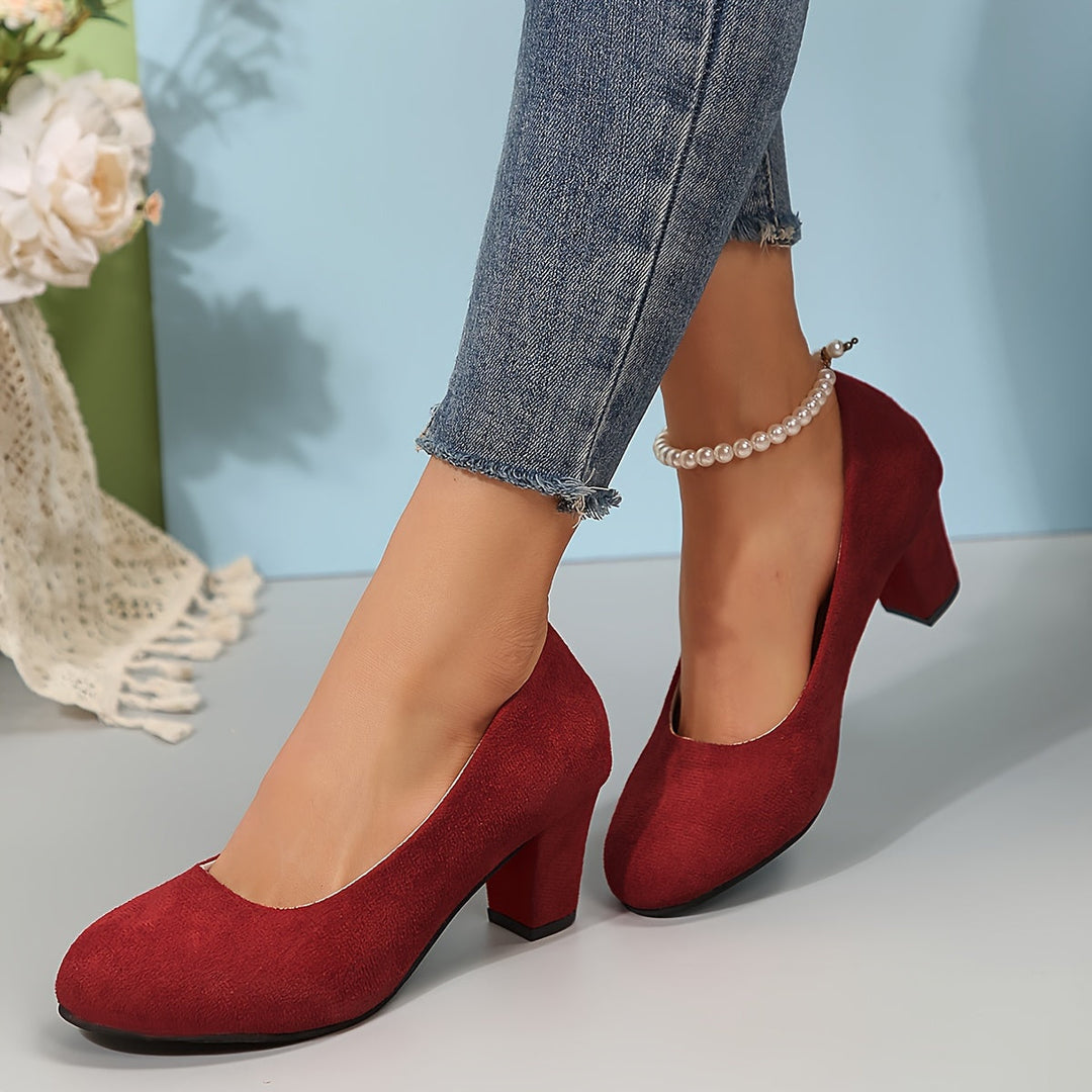 Laure™ – Wide-toe pumps with stable heels for pain-free comfort