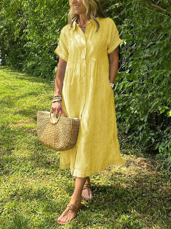 Noerith | Summer dress with buttons