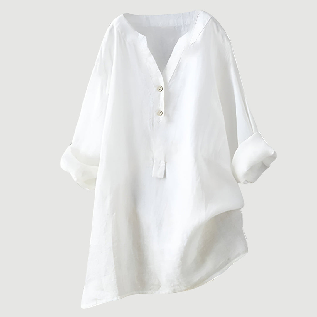 Lily | Linen Tunic Top