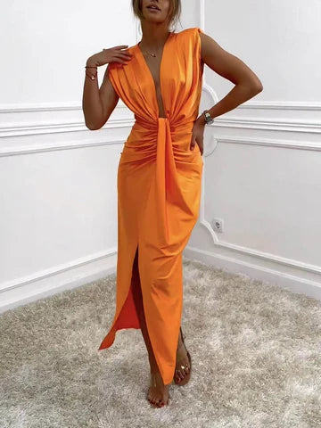 Margot | Signature Slit Midi Dress