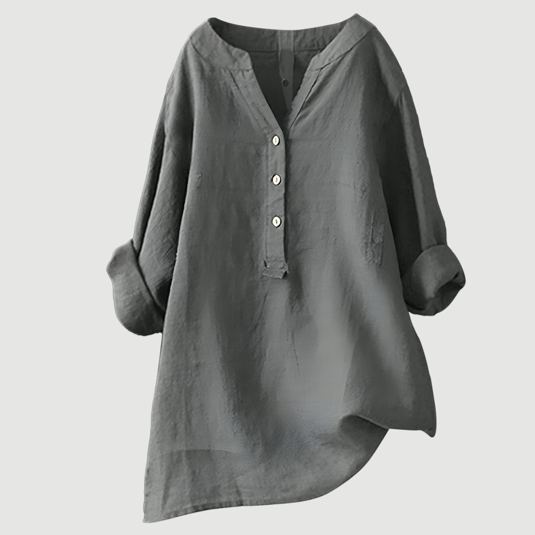 Lily | Linen Tunic Top