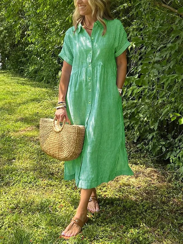 Noerith | Summer dress with buttons