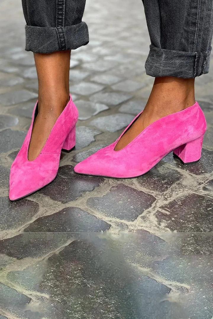 Francesca | Elegant Block Heel Pumps