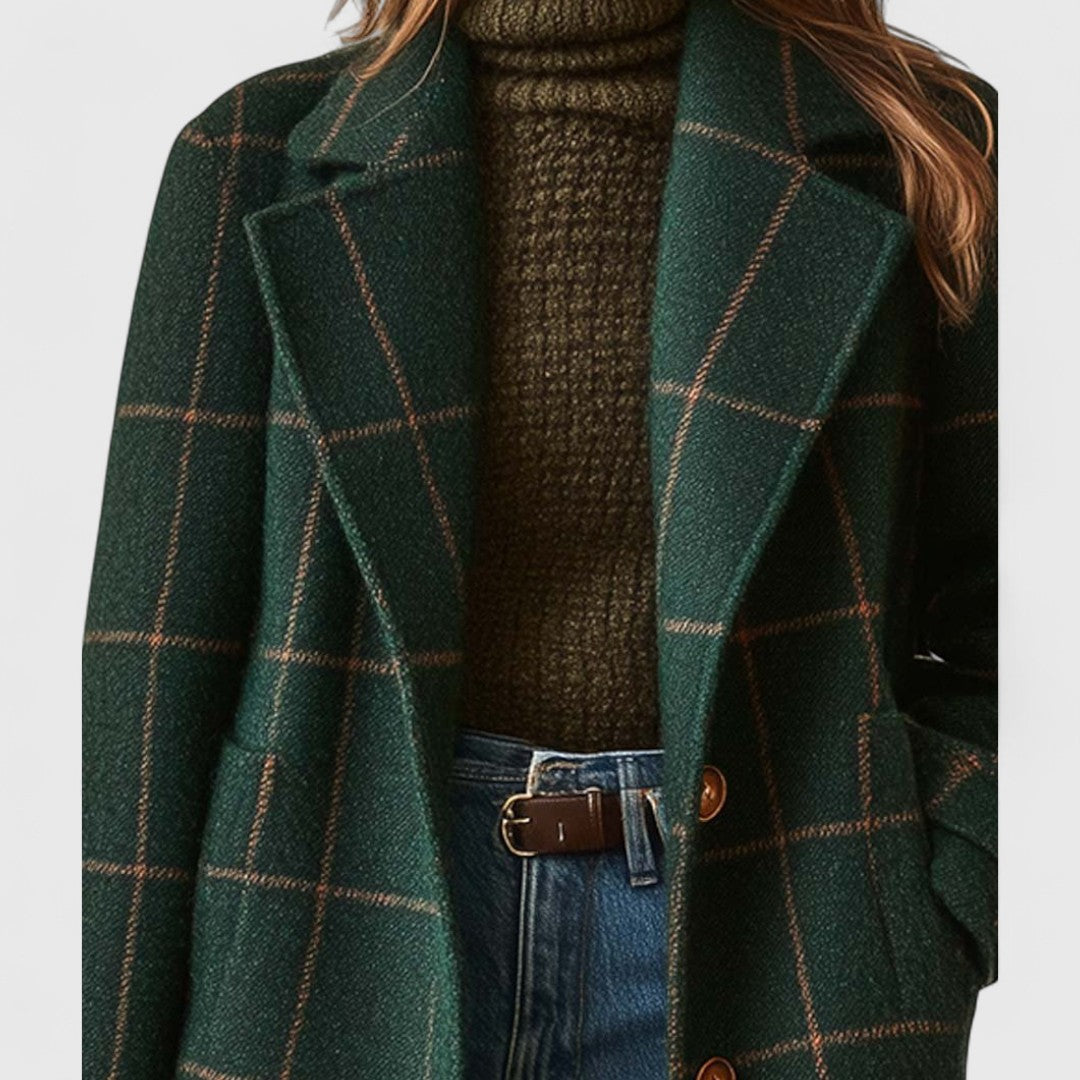 Cindy – Classic Check Coat